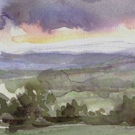 Bild - Amöneburg Aquarell