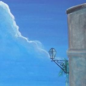 Bild - mediterrane Wolkenberge